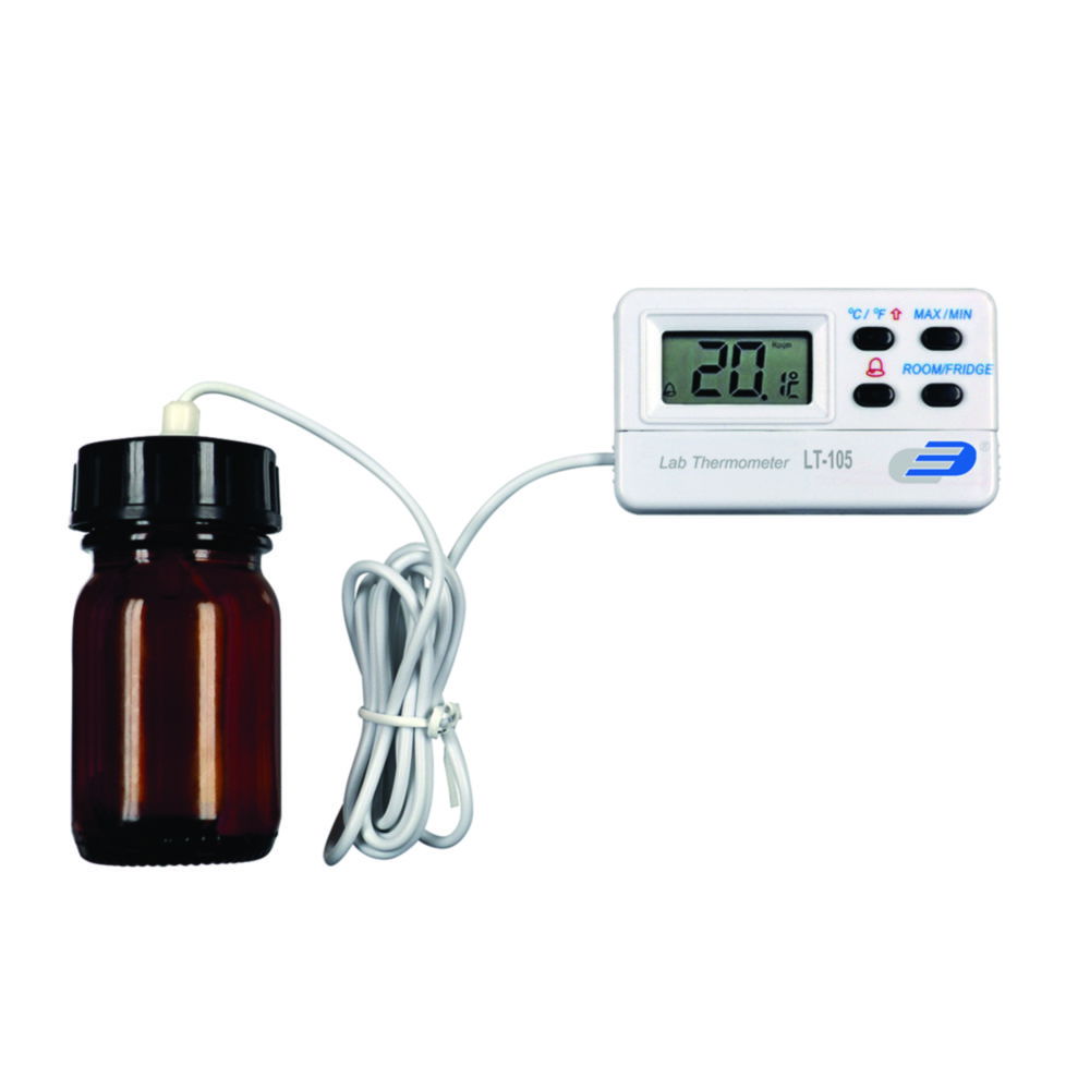 Laboratory thermometer LT-105, with glass bottle Laboratory thermometer LT-105, with glass bottle