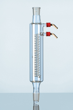 DURAN® Intensivkühler, mit 2 abschraubbaren Kunststoff-Oliven, NS 29/32, Länge 250 mm