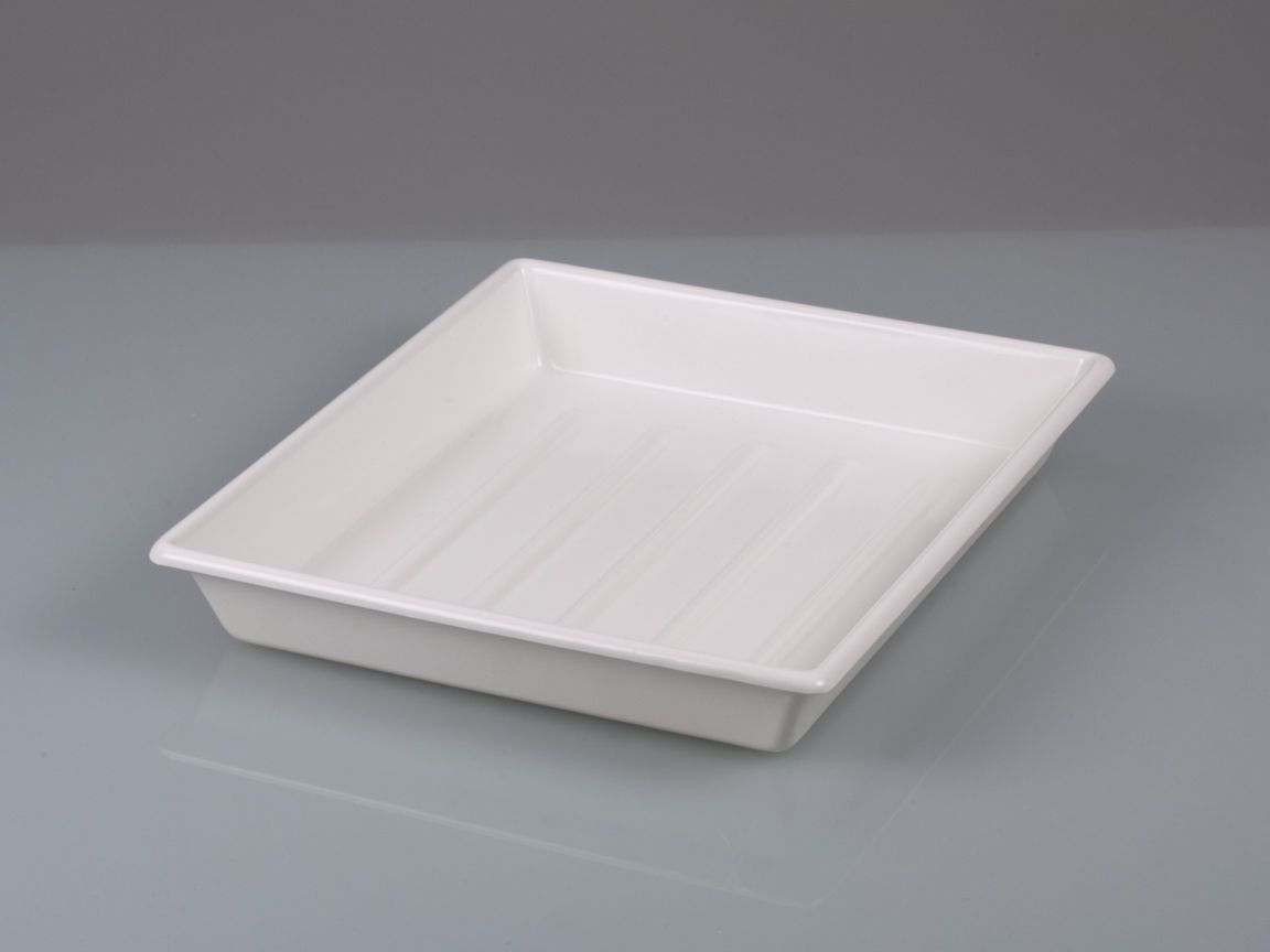 Fotoschale hohe Form, ohne Rillen, weiß, 51x61 cm