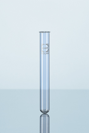 FIOLAX® Reagenzglas mit Bördelrand, 12 x 100 mm, 9 ml