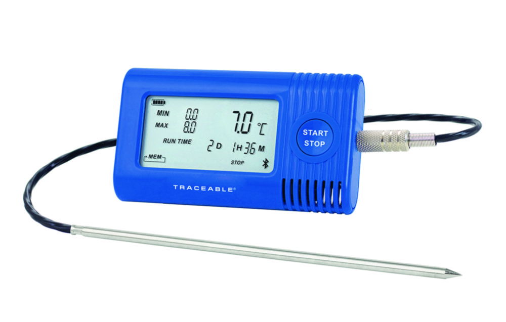 Temperature data logger Traceable®, with 1 insertion probe