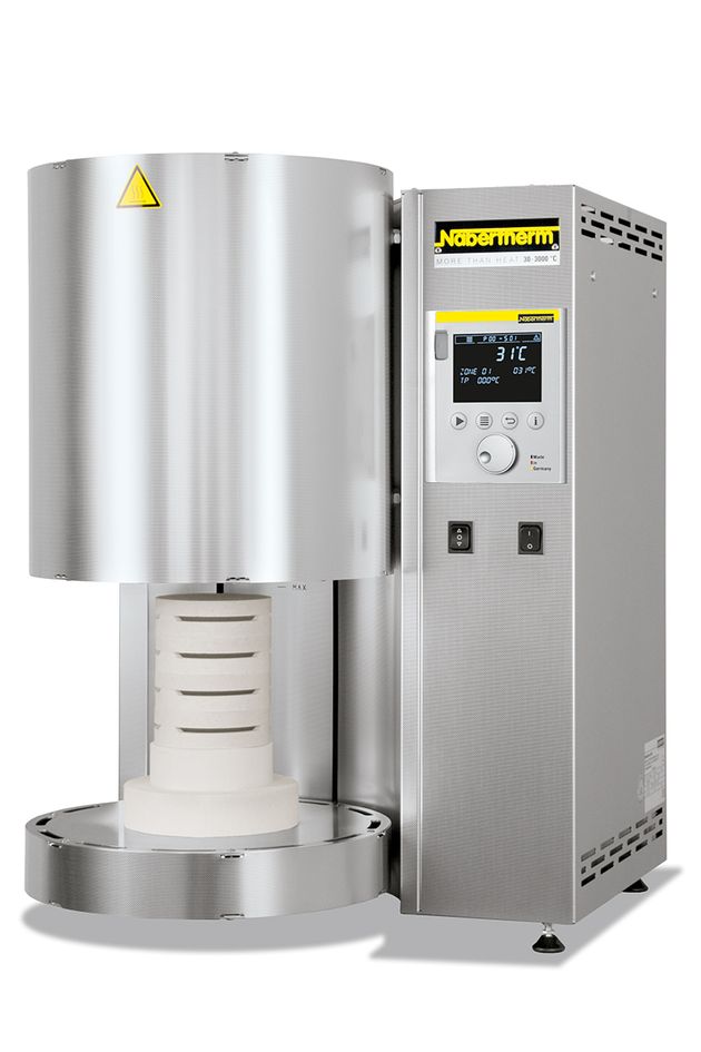 LHT 08/16/P570 - Hochtemperaturofen, MoSi2 Beheizung, Tmax 1600°C, Schutzgasanschluss, Temperaturwählbegrenzer