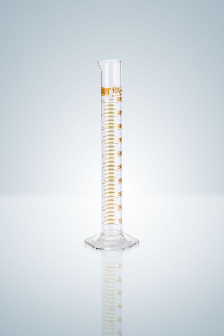Messzylinder DURAN®, Kl. A, braun grad. 100:1 ml, H 260 mm