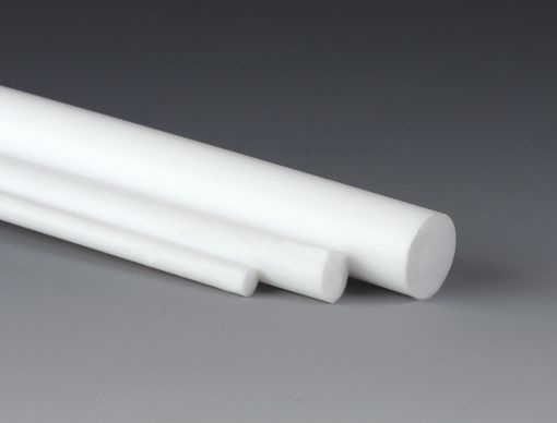 Rund-Stäbe PTFE, aus virginalem PTFE