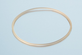 O-Ring, transparent, aus Silikon (VMQ), passend für Flansch DN 60, 75 x 4 mm