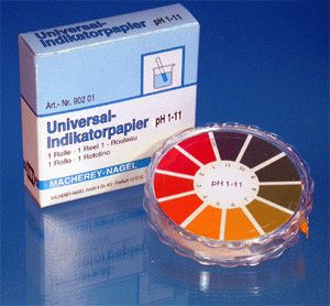Universal-Indikatorpapier pH 1 - 11 Rolle à 5 m Länge, Breite: 7 mm