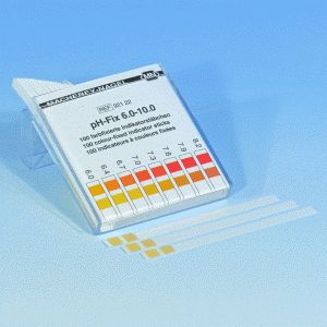 pH-Fix Indikatorstäbchen pH 6,0 - 10,0 Packung à 100 Teststäbchen 6 x 85 mm