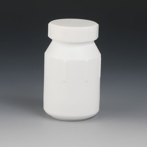 Steilbrust-Flaschen PTFE, aus Fluorkunststoff, glatte Innenfläche, 250ml