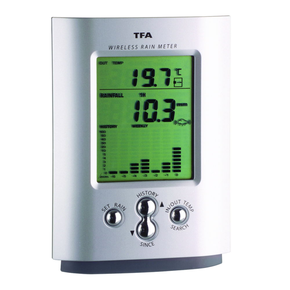 Digitaler Funk-Regenmesser MONSUN Digitaler Funk-Regenmesser MONSUN