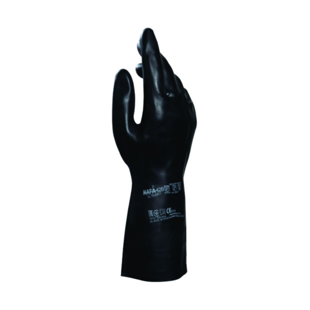 Chemical protective gloves UltraNeo 420, Neoprene/natural latex Chemical protective gloves UltraNeo 420, Neoprene/natural latex