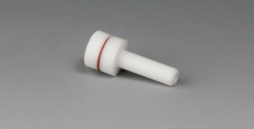 Rohranschluss für Sammel-Beutel PTFE, Verbindung mit Rohr