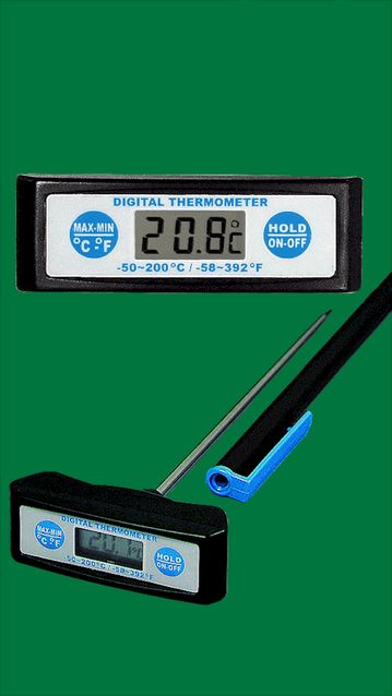Elektronische Digital Thermometer, Maxi-T, -50...+200:0,1°C
