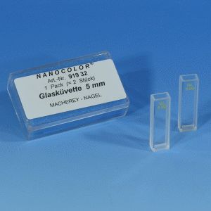 NANOCOLOR Glasküvetten, 5 mm Schicht./2