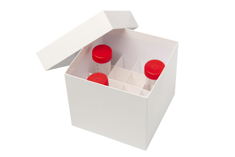 Cryobox Karton, f. 50 ml, 5 Stück