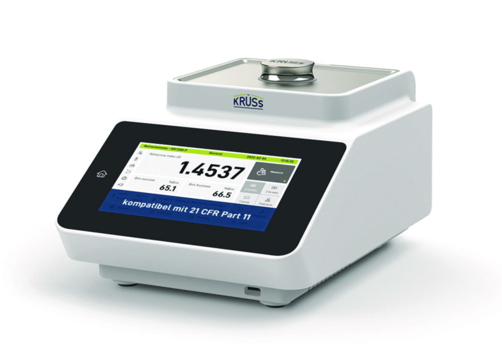 Digitale Refraktometer DR7000 Serie, mit Audit Trail Funktion Digitale Refraktometer DR7000 Serie, mit Audit Trail Funktion