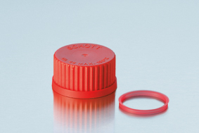 Ausgiessring, GL 45, ETFE, rot, für DURAN® Laborglasflaschen