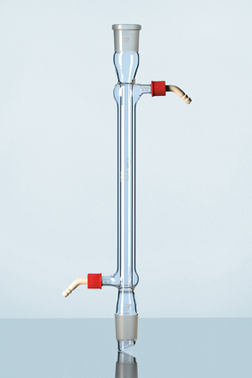 DURAN® Liebig-Kühler, mit 2 abschraubbaren Kunststoff-Oliven, NS 24/29, Länge 400 mm