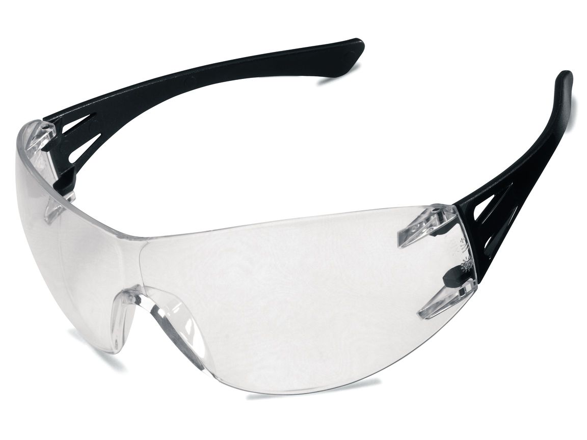 Schutzbrille Style, wrap-around Scheibe, schwarz
