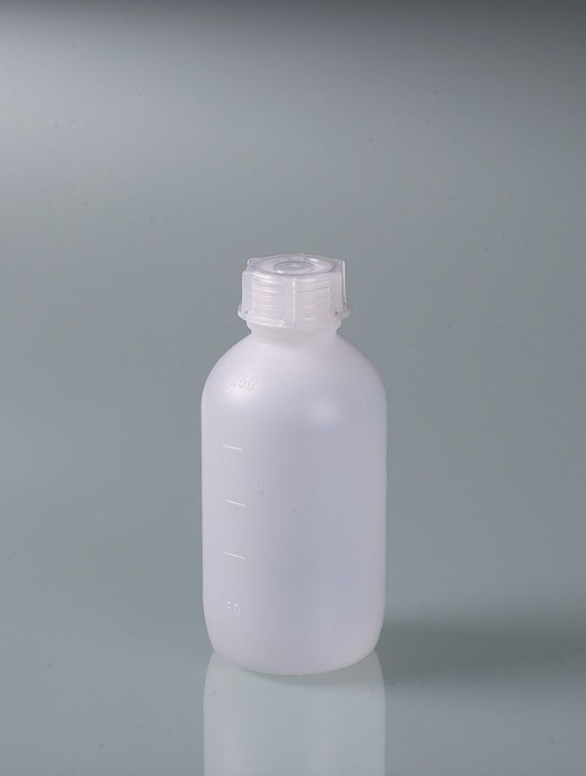 Allzweckflasche mit Skala, HDPE, 250 ml, mit Verschluss