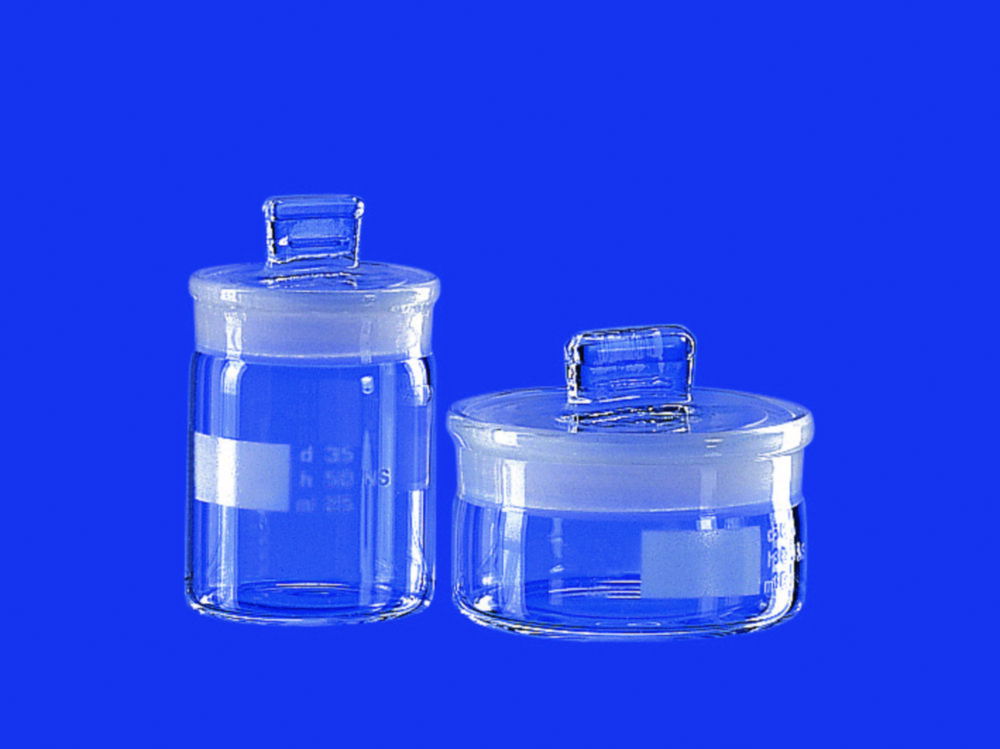 Weighing bottles DURAN® tube, with NS stopper | 40 x 25 mm | NS40/12 ...