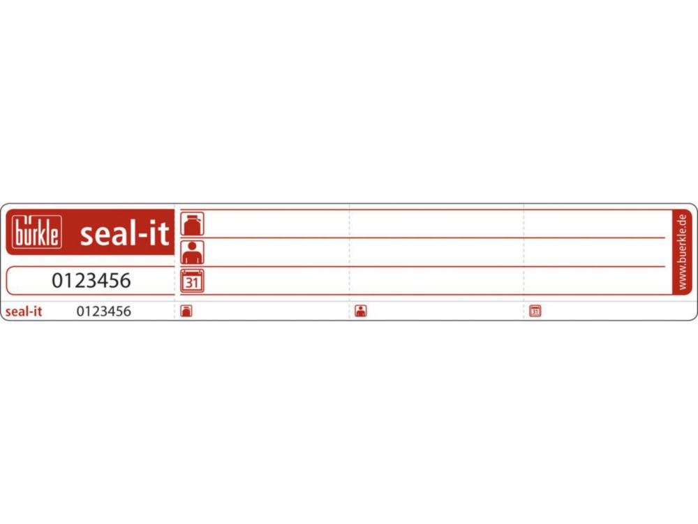 Sicherheitsplombe seal-it, selbstklebend, Rolle