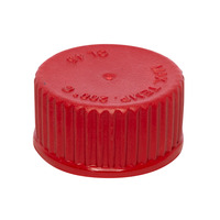 Schraubverschlusskappe, GL45, rot, 1 Stück Schraubverschlusskappe, GL45, rot, 1 Stück