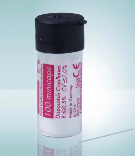 Minicaps 40 µl Länge: 30 mm, DURAN, 100 Stück
