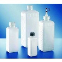 HDPE-Vierkantflasche 250 ml o.VS, 1 Stück