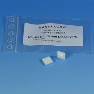 NANOCOLOR Deckel f. 10 mm Glasküvetten, 2 St.