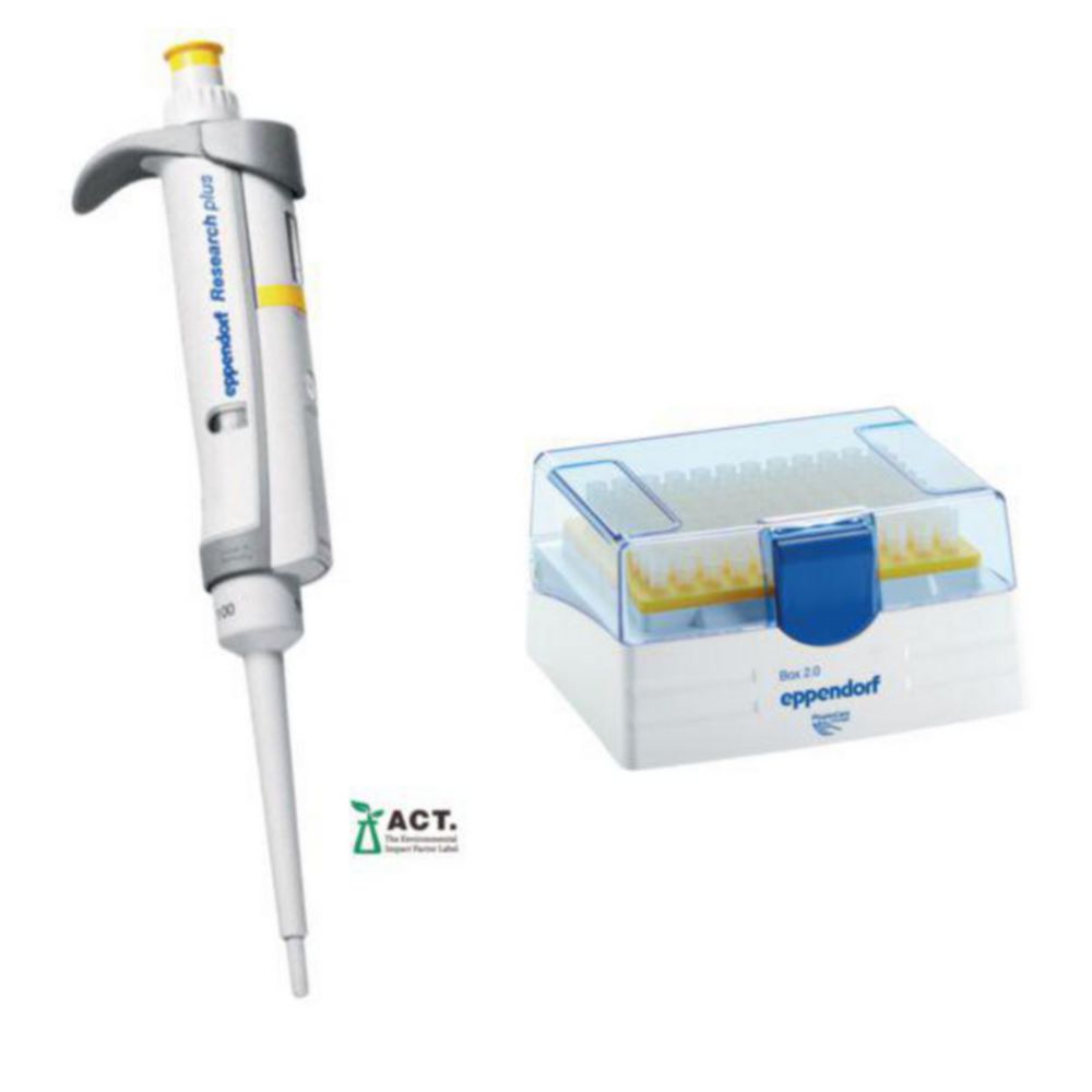 Einkanal-Mikroliterpipetten Eppendorf Research® plus (General Lab Product), variabel Einkanal-Mikroliterpipetten Eppendorf Research® plus (General Lab Product), variabel