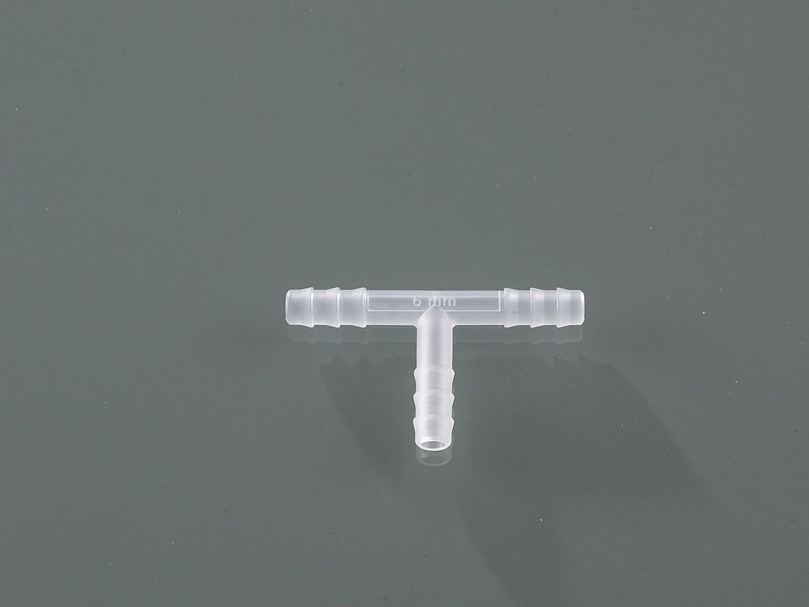 T-Schlauchverbinder, PP, für Ø 5-7 mm, zylindrisch, Verpackung mit 10 Stück