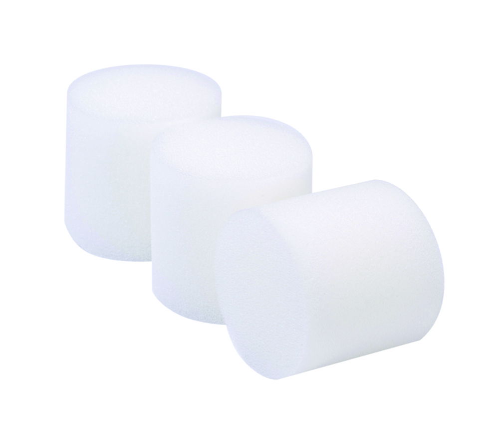 Foam stoppers for Drosophila bottles