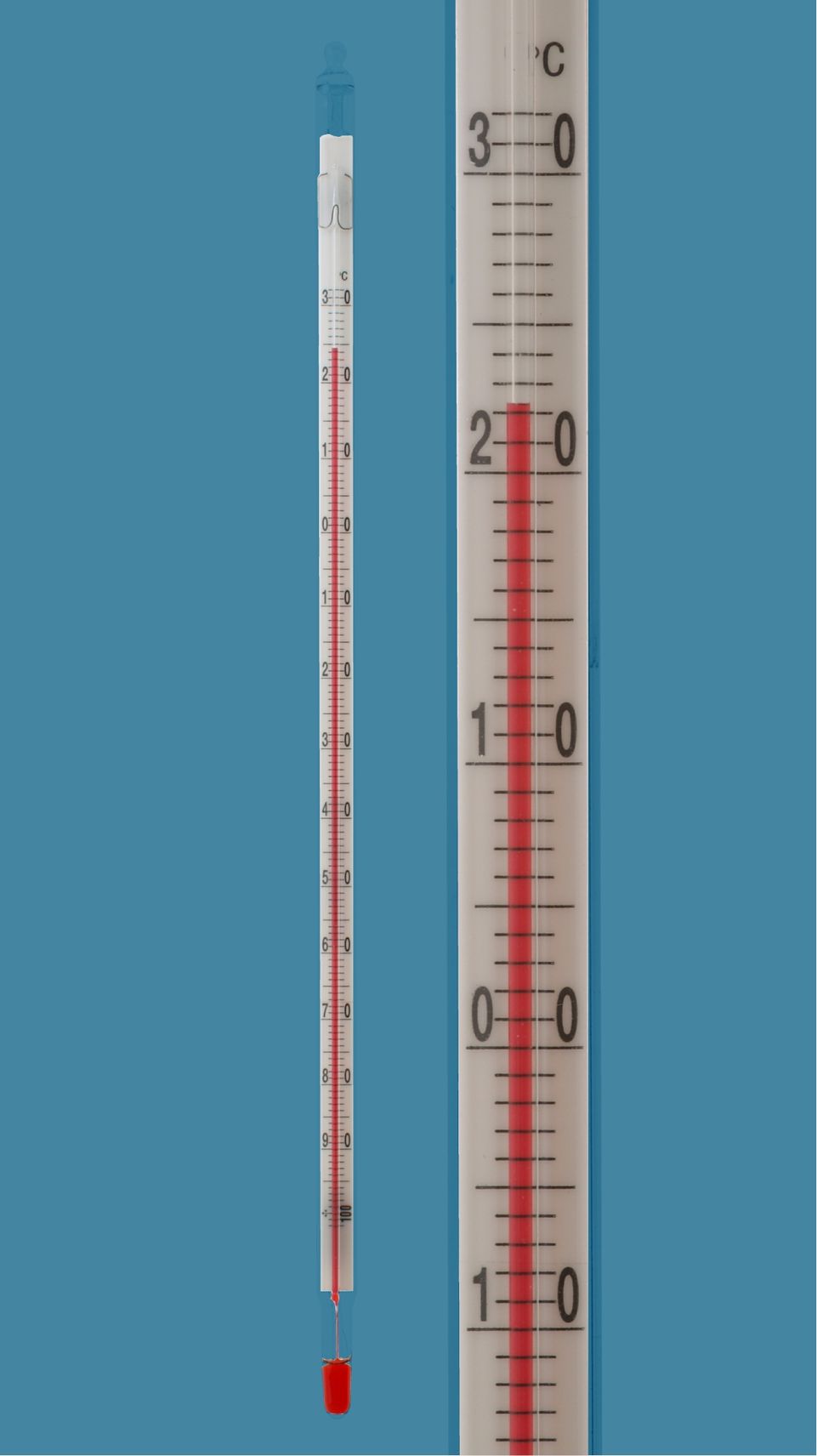 Kälte-Laborthermometer, DIN 12778, -50+50:1°C