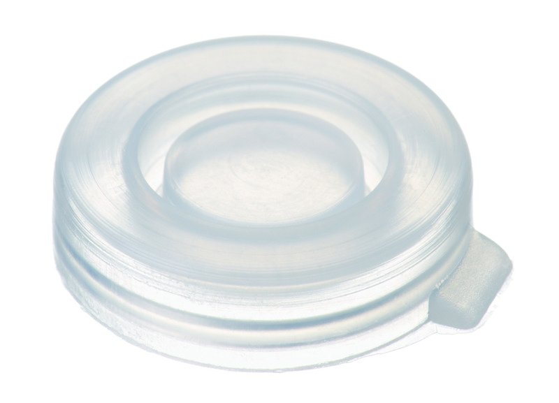 Schnappdeckel, 18 mm, PE, 100 Stück