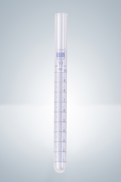 Reagenzgläser DURAN®, blau graduiert 10:0,1 ml, L 170 mm, AD 14 mm