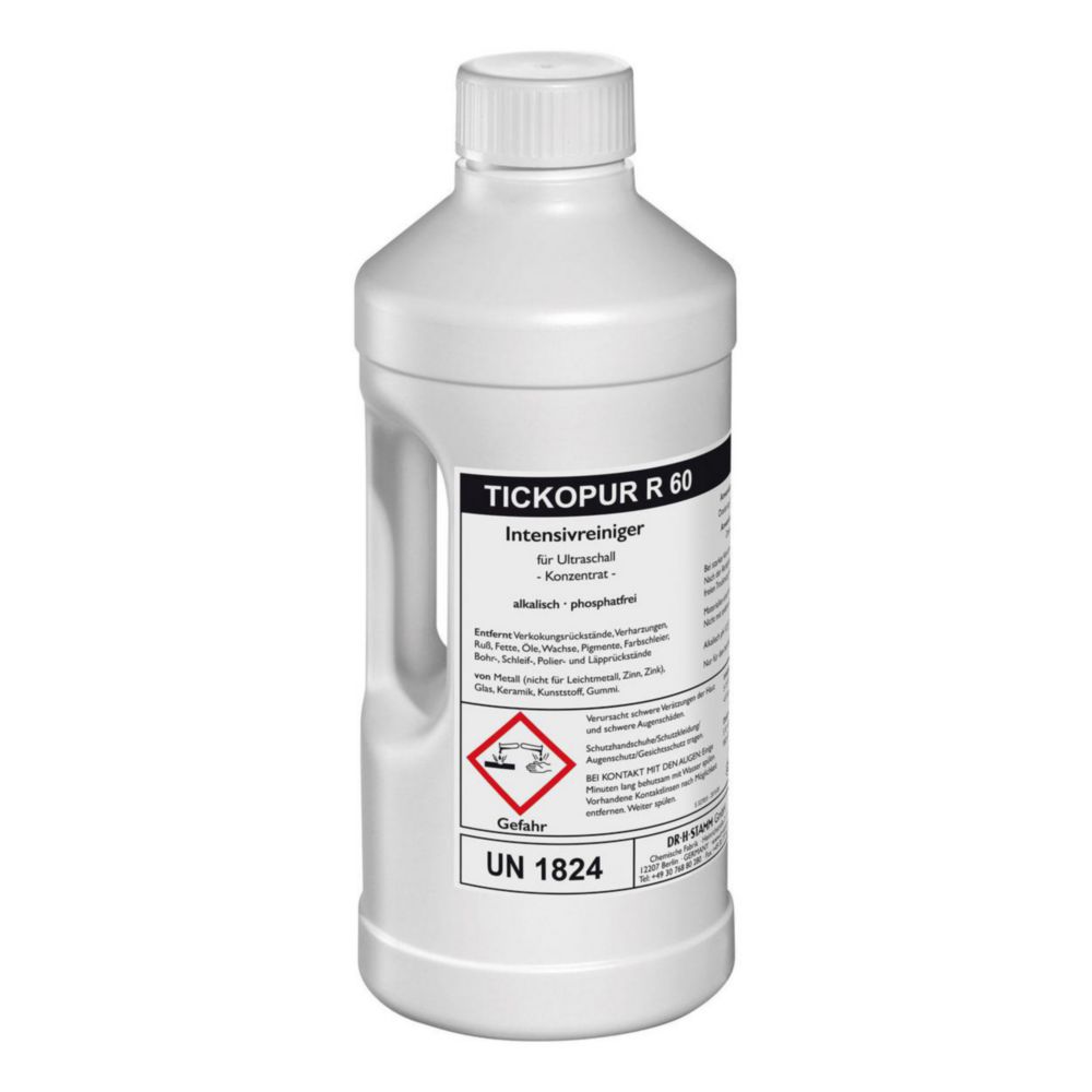 Concentrates for ultrasonic baths TICKOPUR R 60 Concentrates for ultrasonic baths TICKOPUR R 60
