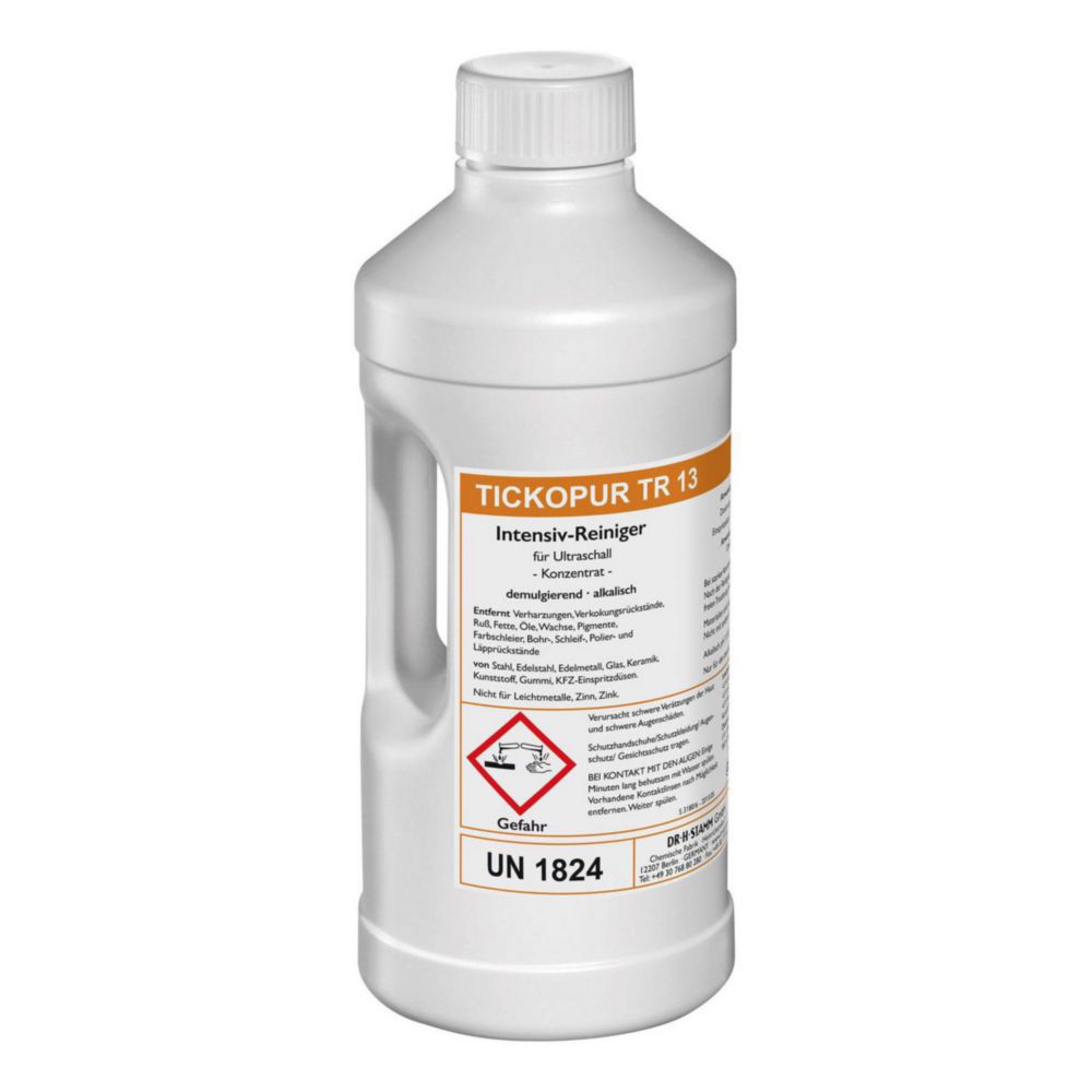 Concentrates for ultrasonic baths TICKOPUR TR 13