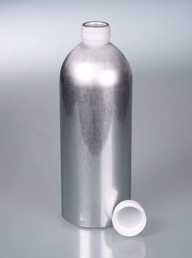 Aluminium-Flasche, UN, AL 99,5, 1200 ml, mit Verschluss