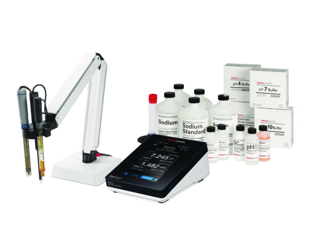 Dual channel pH/ion meter Orion™ Pro Star PI217, pH/sodium kit Dual channel pH/ion meter Orion™ Pro Star PI217, pH/sodium kit
