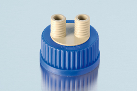 Schraubverschluss, GL 45, PP, für DURAN® Laborglasflaschen, mit 2 Ports GL 14