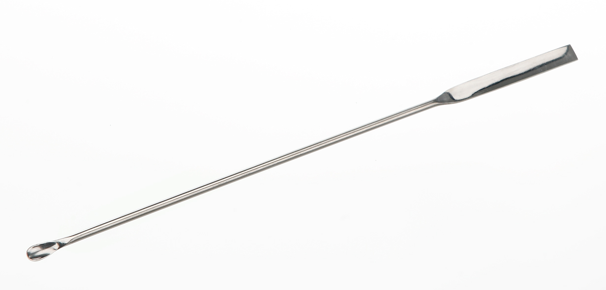 Mikrolöffel-Spatel 18/10 Stahl, L=180mm