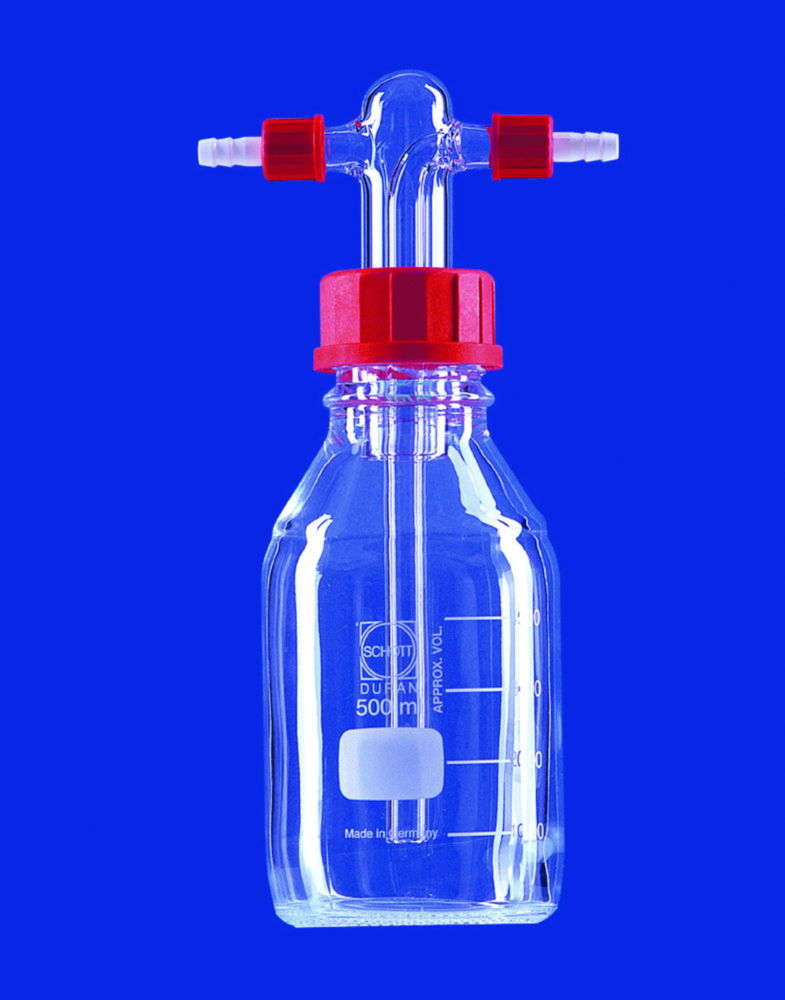 Gas washing bottles acc. to Drechsel, complete, DURAN® tubing Gas washing bottles acc. to Drechsel, complete, DURAN® tubing