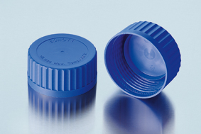 Schnellschraubverschluss, GLS 80, PP, für DURAN® Laborglasflaschen, blau