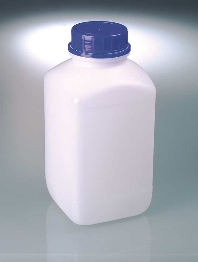 Weithals-Chemikalienflasche UN, HPDE, 4000ml, mit Verschluss