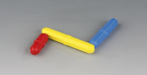 Colour-Magnet-Rührstäbe PTFE, Länge mm ca. 50, Durchmesser mm ca. 8, rot
