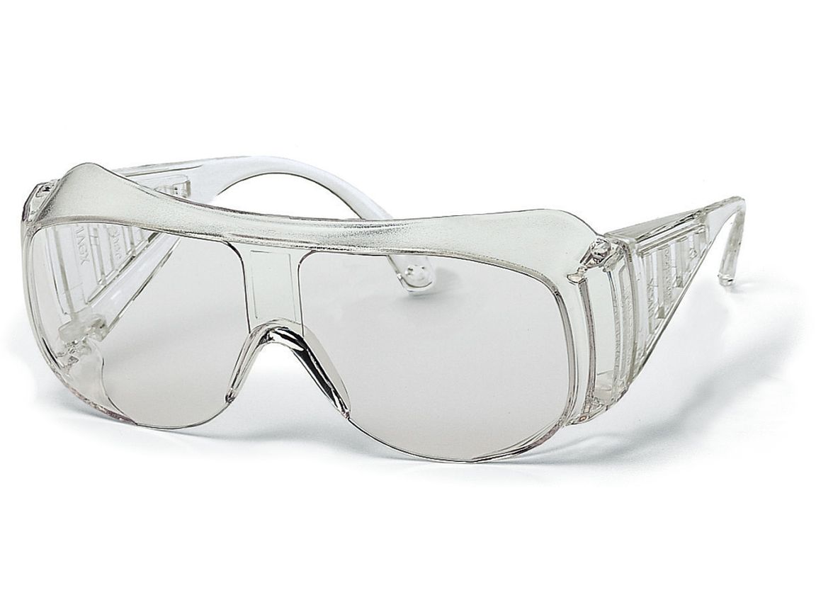 Schutzbrille Panorama, Überbrille, Bügel verstellbar