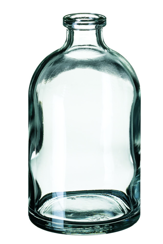 Rollrandflasche ND20, Klarglas, 3., 88 Stück