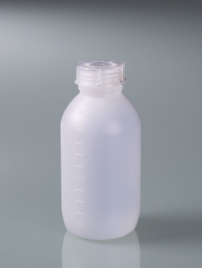 Allzweckflasche mit Skala, HDPE, 500 ml, mit Verschluss
