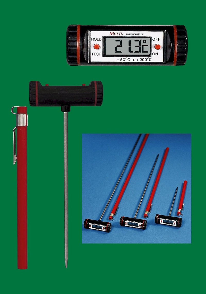 Elektronische Digital Thermometer, Multi lang 300, -50...+200:0,1°C