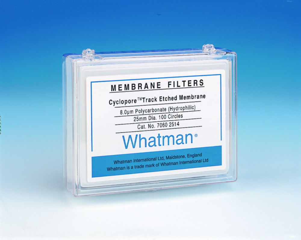 Membrane Filters, Cyclopore™, PC Membrane Filters, Cyclopore™, PC